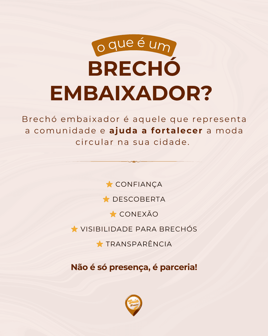 Imagem de ⭐ O que é um Brechó Embaixador no Guia Brechó?